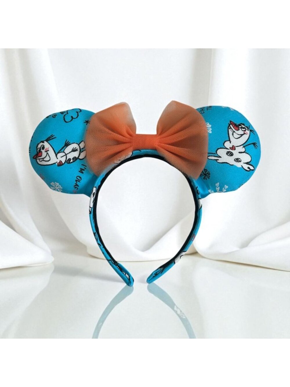 HANDMADE Kids Size Olaf Bow Frozen Ears Headband NEW NWOT